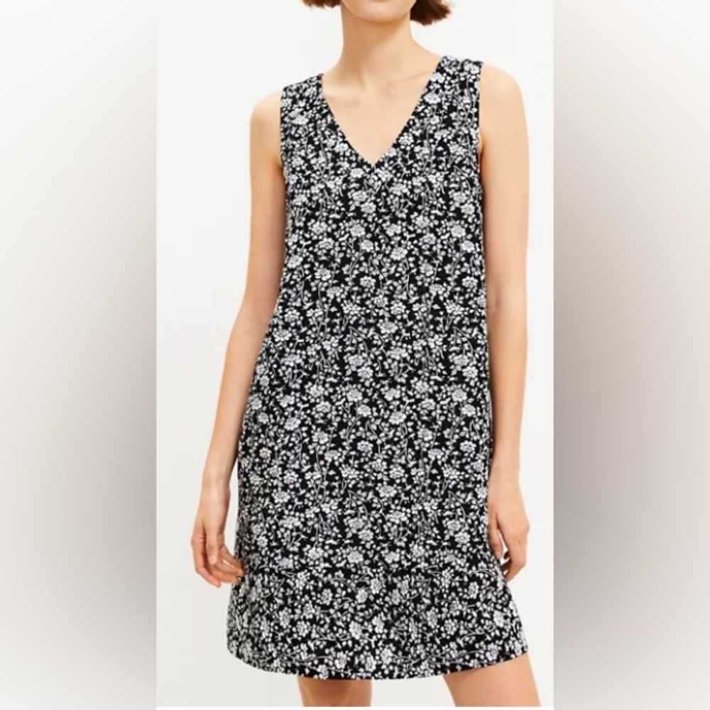 Black and White Flounce Dress-Always open to negotiate